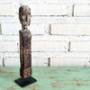 Rustic Wooden Statue With Stand
