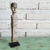 Rustic Wooden Statue With Stand