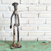 Rustic Wooden Farmer Statue (Large)
