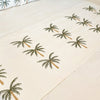 Mini Palm Embroidered Bed Runner