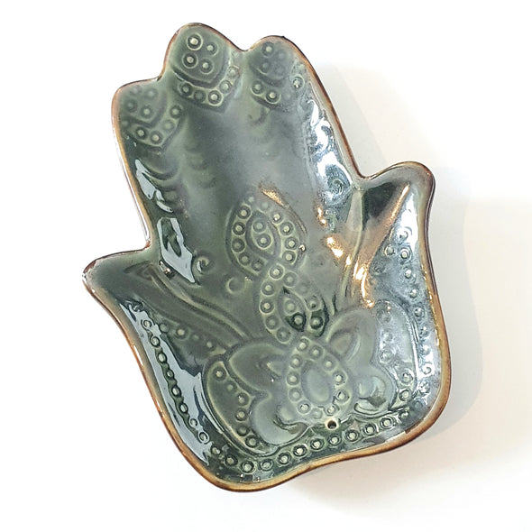 Ceramic Hand Incense Holder