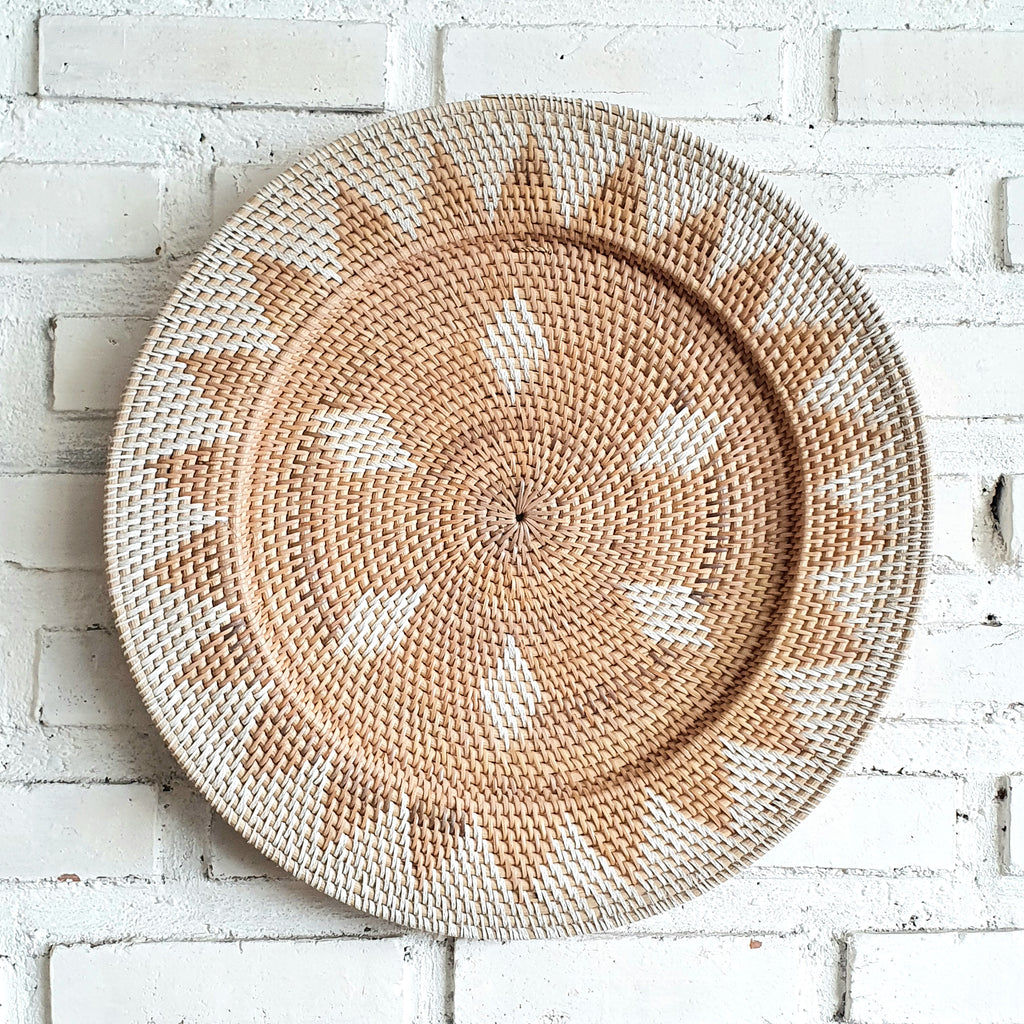 Warm Sunray Rattan Plate Wall Decor – Canggu & Co
