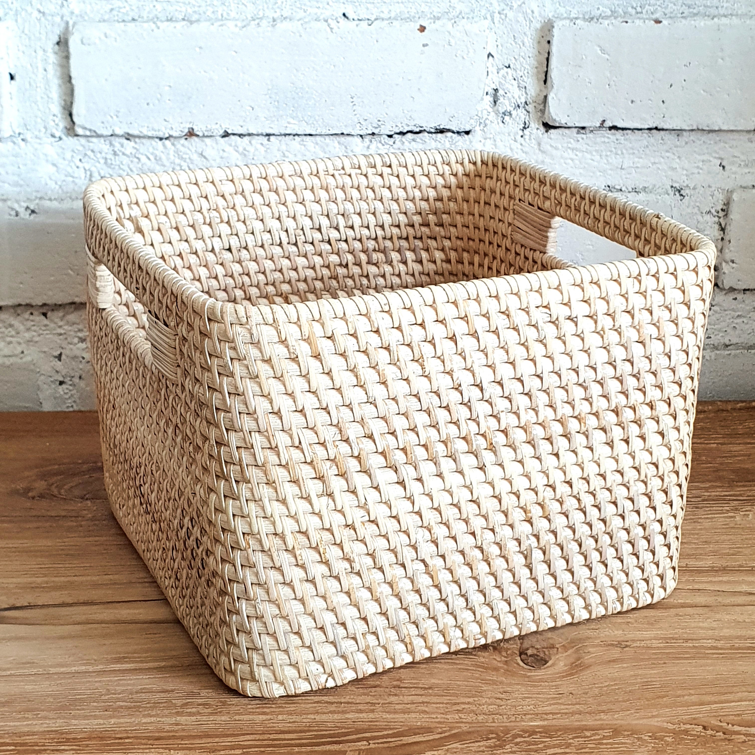 Square Rattan Boxes Rattan Square Box – Canggu & Co