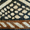 Black & Natural Abstract Design Cotton Tumanggal Runner