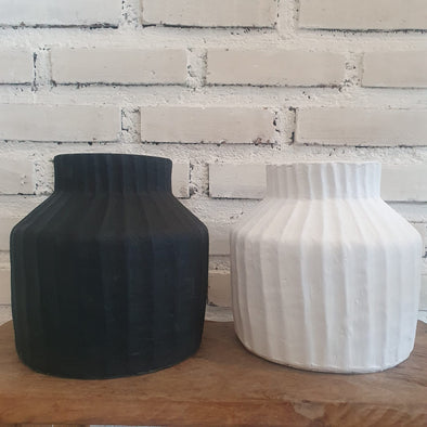 Pottery Black Vase