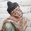 Antique Resting Wooden Buddha