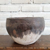 Brown and White Pottery Bowl Vas