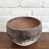 Brown and White Pottery Bowl Vas