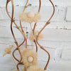 Exotic Flower Leaf & Bamboo "Curved Wave" Fronds