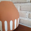 Oval Cavity Line Pottery Vas