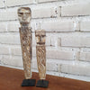 Wooden Timor Statue Wave