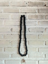 Brown Wooden Beaded Tassel