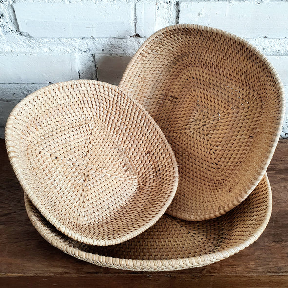 Natural Rattan Bowl Sets