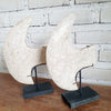 Marble Axe Stone with Stand (W)