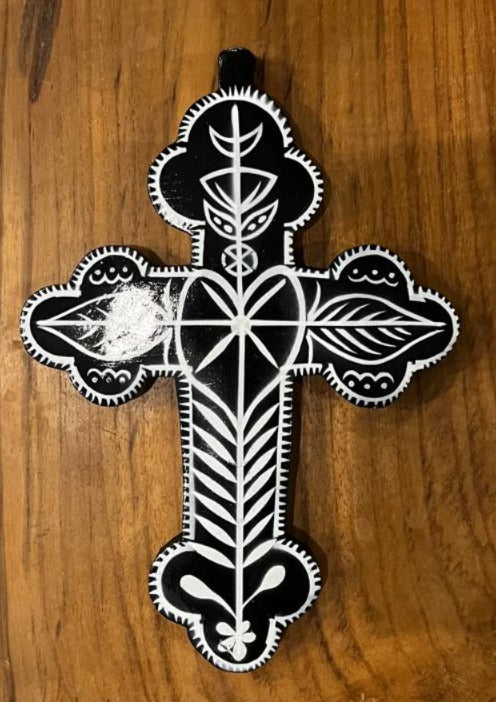 Cross Resin Hanging Decor