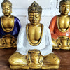 New Antique Small Resin Sitting Buddha Statue