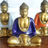 New Antique Small Resin Sitting Buddha Statue