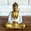 New Antique Small Resin Sitting Buddha Statue