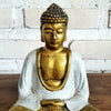 New Antique Small Resin Sitting Buddha Statue