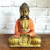 New Antique Large Resin Sitting Buddha Statue