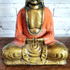 New Antique Large Resin Sitting Buddha Statue