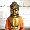 New Antique Large Resin Sitting Buddha Statue