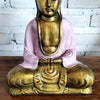 New Antique Large Resin Sitting Buddha Statue