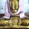 New Antique Large Resin Sitting Buddha Statue