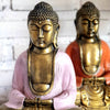 New Antique Large Resin Sitting Buddha Statue