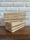 Rectangle Tissue Box Rattan (W)