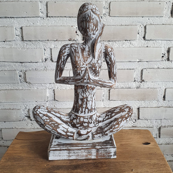 Wooden Yoga with Stand