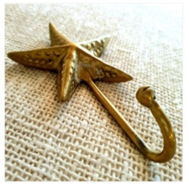 Golden Brass Starfish Hooks