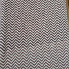 Zigzag Pattern Motif Raw Cotton Throw