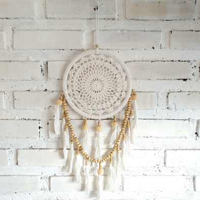 Round Necklaces Beaded Dream Catcher3 (W)