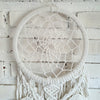 Round Leaf  Macrame Dream Catcher2 (W)