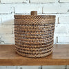 Round Basket Rattan with Lid