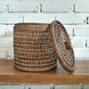 Round Basket Rattan with Lid