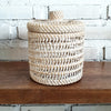 Round Basket Rattan with Lid