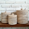 Round Basket Rattan with Lid