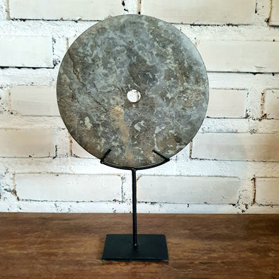 Round Marmer Stone with Stand