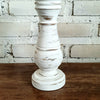 Carved Pillar Wooden Candle Holder05 (Small Set 3)