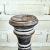 Carved Pillar Wooden Candle Holder05 (Small Set 3)