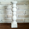 Carved Pillar Wooden Candle Holder07 (Small Set 3)