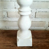 Carved Pillar Wooden Candle Holder07 (Small Set 3)