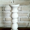 Carved Pillar Wooden Candle Holder07 (Small Set 3)