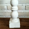 Carved Pillar Wooden Candle Holder07 (Small Set 3)