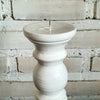 Carved Pillar Wooden Candle Holder07 (Small Set 3)