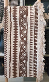 Soft Cotton Black Tribal Pattern Rugs