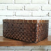 Rectangle Natural Color Bamboo Basket Set