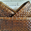 Rectangle Natural Color Bamboo Basket Set